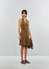 SWAYING 25 Early Autumn Halter Cashmere Vest SW-SW25PF1T16C1-LV Green